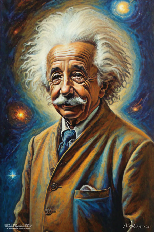 Albert Einstein - Metal Poster One and Only