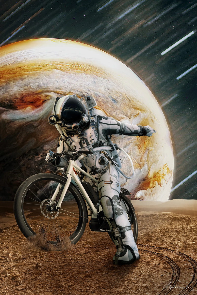 Astronaut's Bike Adventure