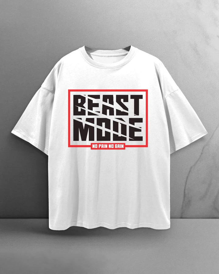 Power Beast Mode T-shirt Oversized