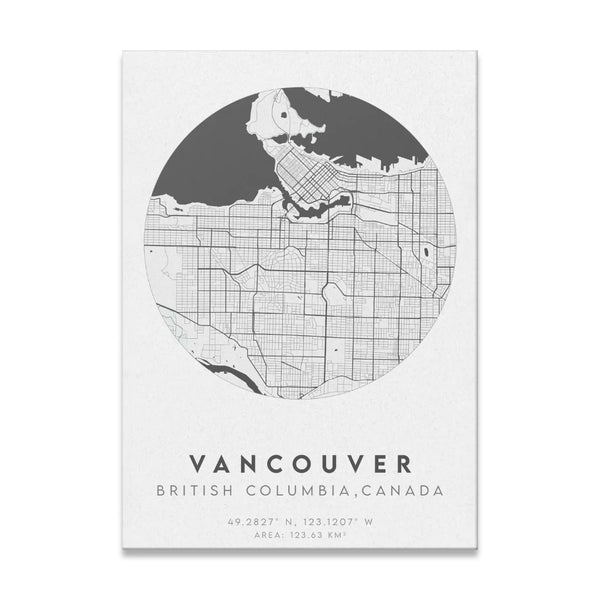 Map of Vancouver