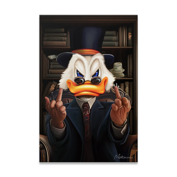 Wall Street Duck Limited Edition Canvas