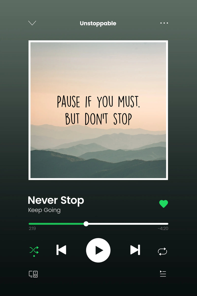 Pause If You Must But Don't Stop