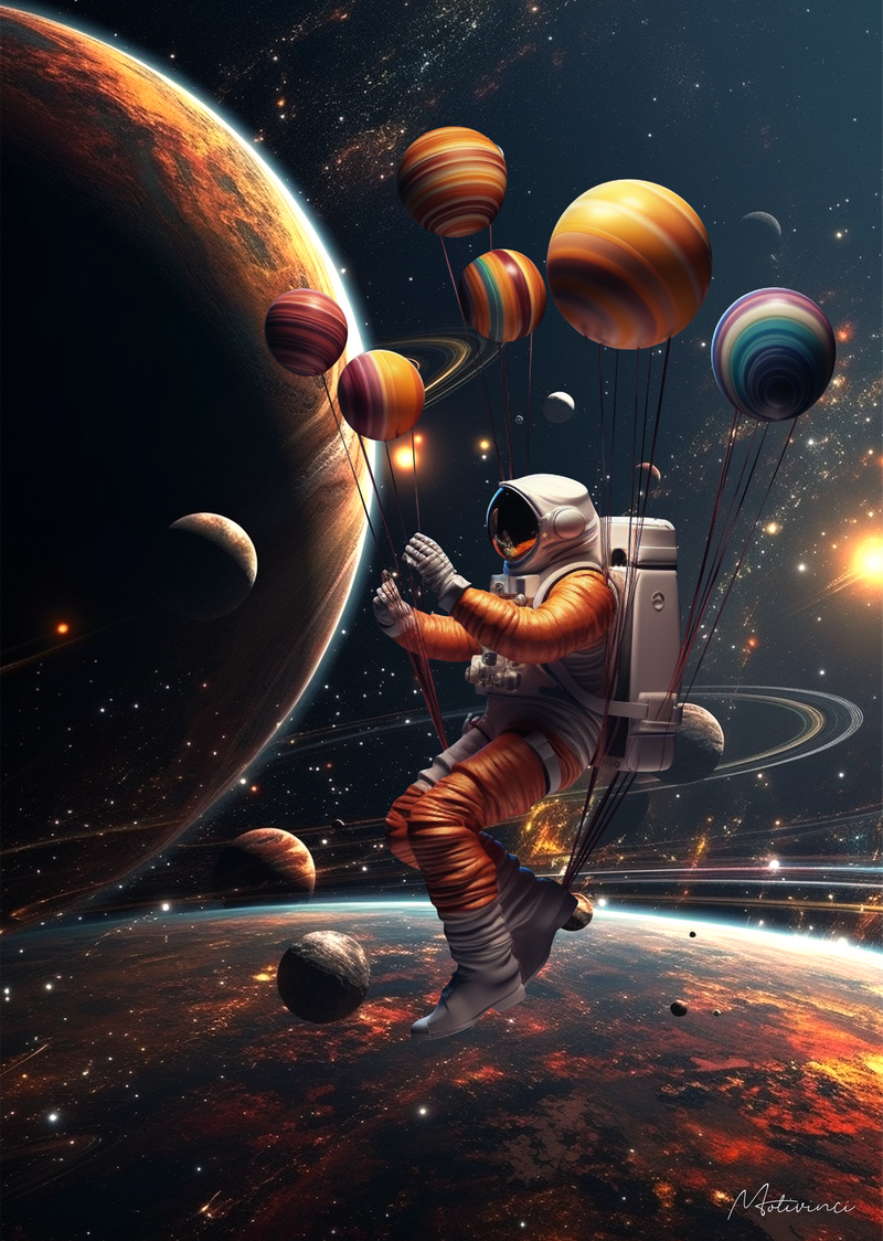 Astronaut's Balloon Voyage
