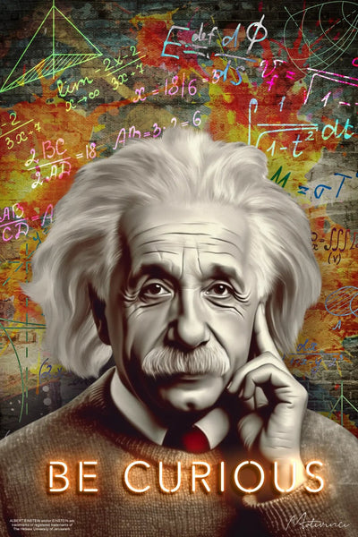 Albert Einstein - Curious - Motivinci