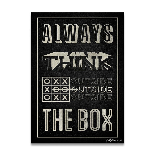 Always Think Outside The Box Port - Motivinci