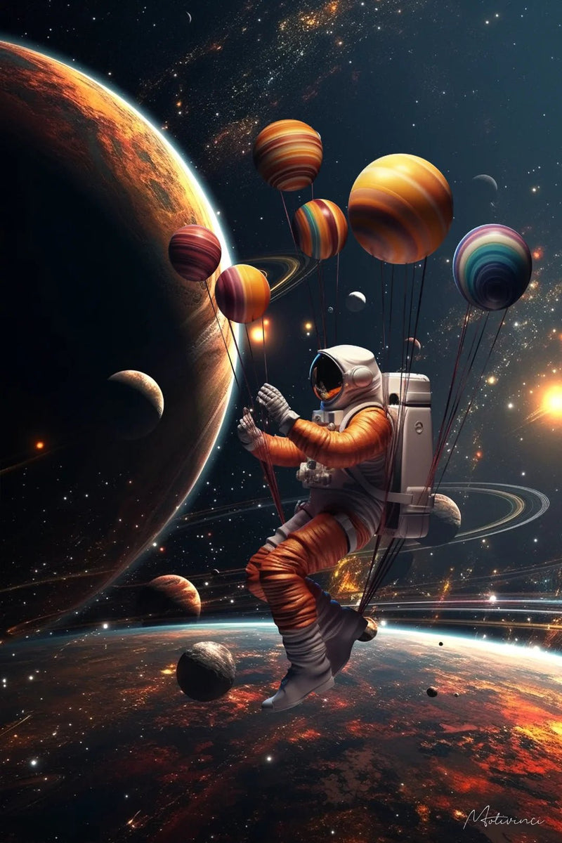 Astronaut's Balloon Voyage