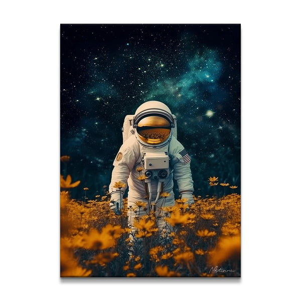 Astronaut's Blossoming Connection - Motivinci