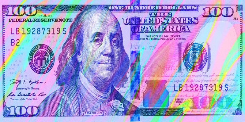 Multicolour Dollar Bill