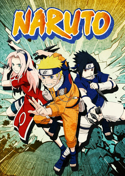 Naruto Team 7 in Action - Motivinci