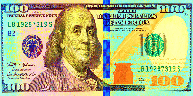 Perspective Dollar Bill