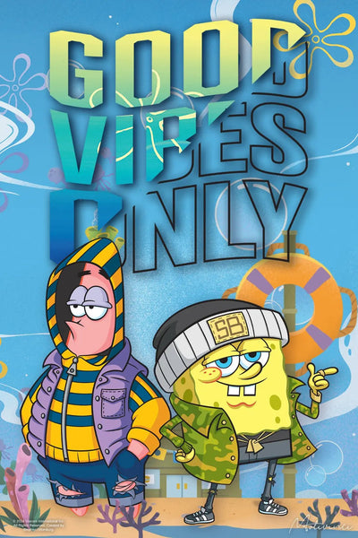 SpongeBob SquarePants - Good Vibes Only - Motivinci