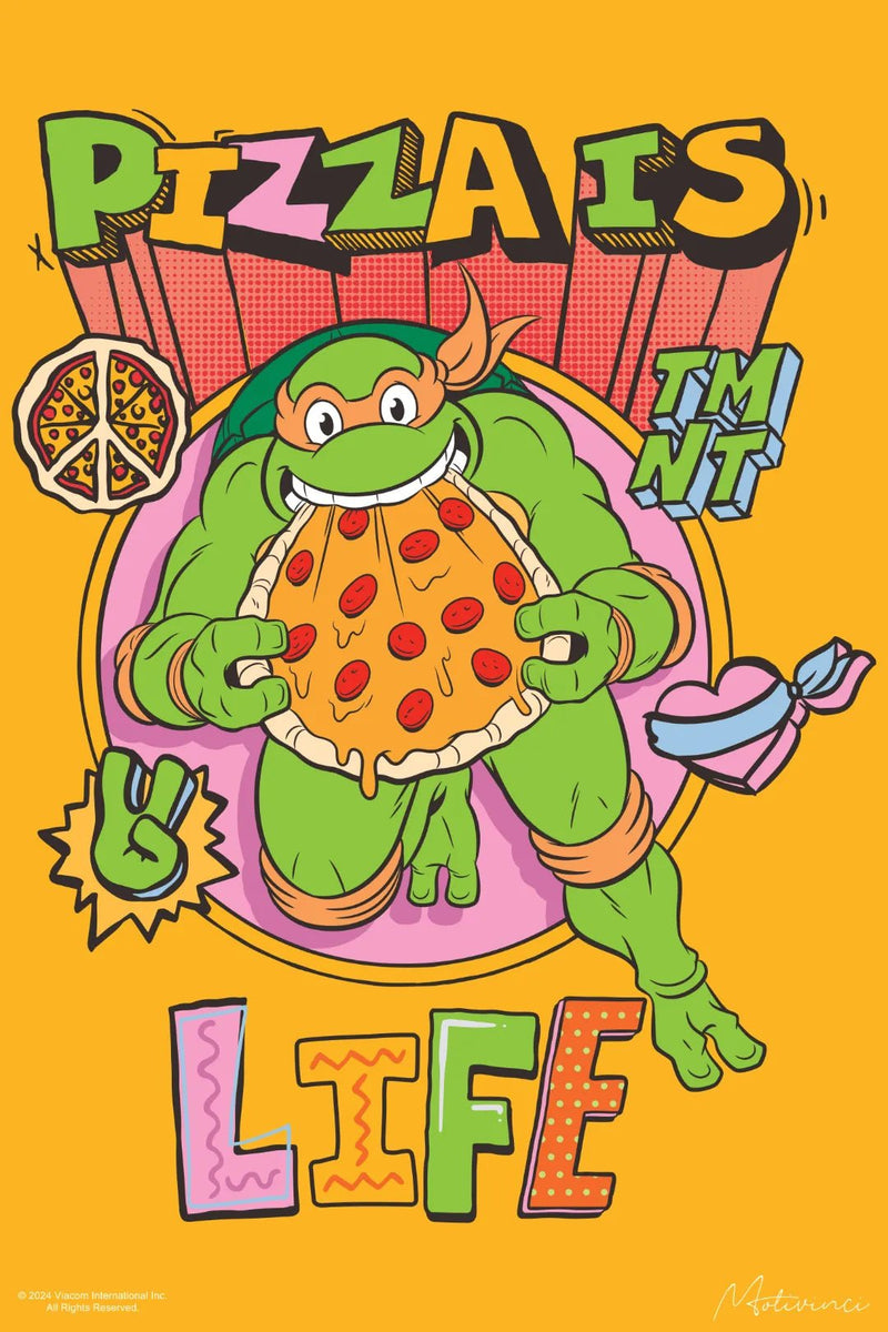 Teenage Ninja Turtle - Pizza Is Life