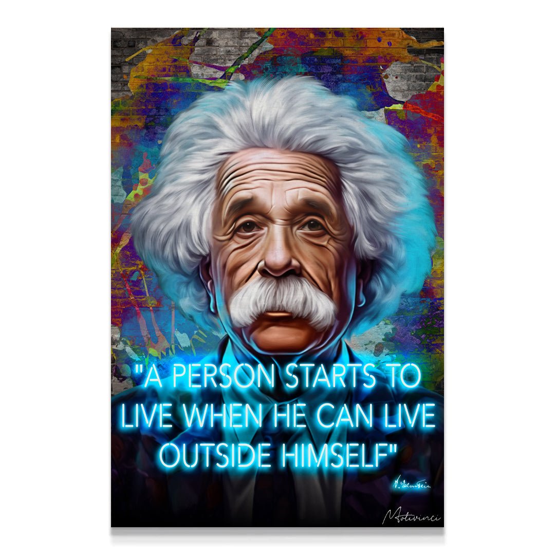 Albert Einstein - Start To Live - Motivinci
